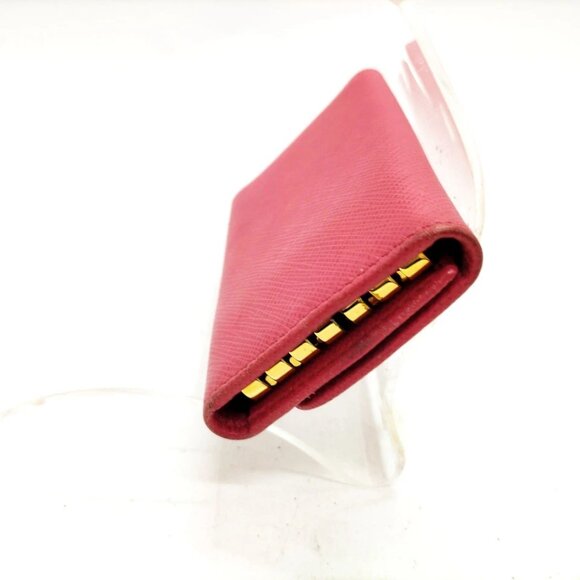 Prada Key Case Pink Leather 120-082325 - Picture 3 of 9
